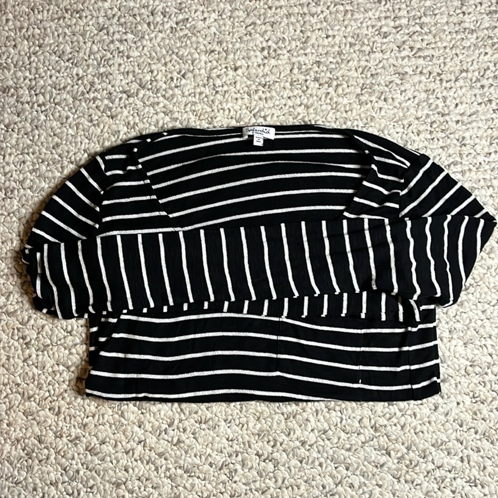 Splendid Women's Striped Long Sleeve Top